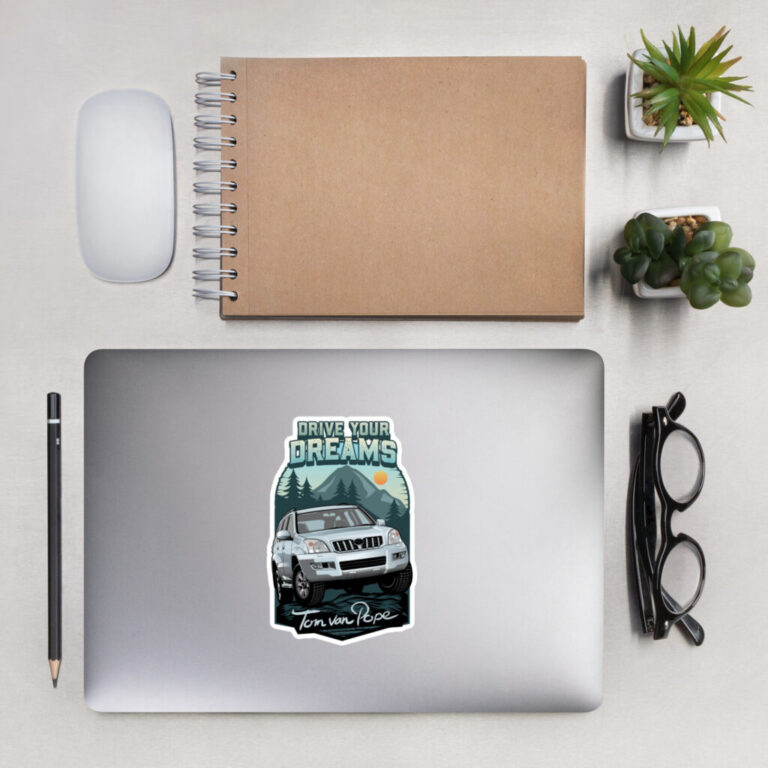 Drive Your Dreams Tom van Pope - Vinyl Sticker - Image 7