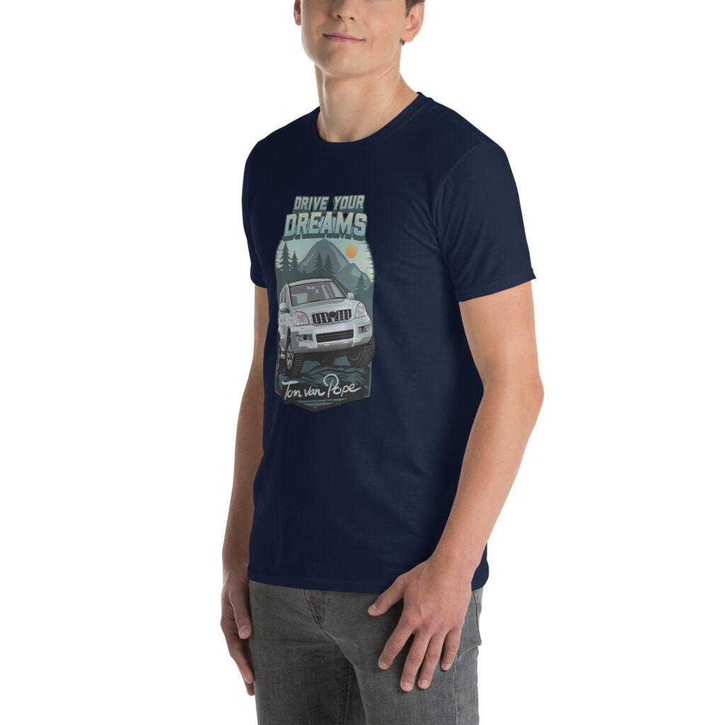 Drive Your Dreams Tom van Pope - Softstyle T-shirt - Image 13